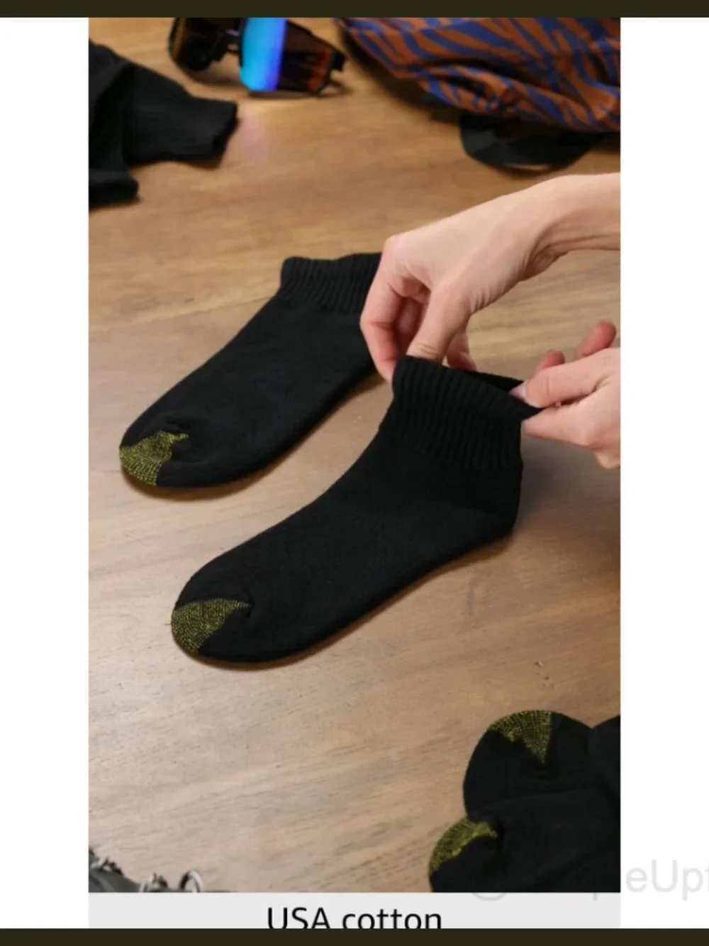 Men's Cotton Ankle Athletic Socks Multipack
